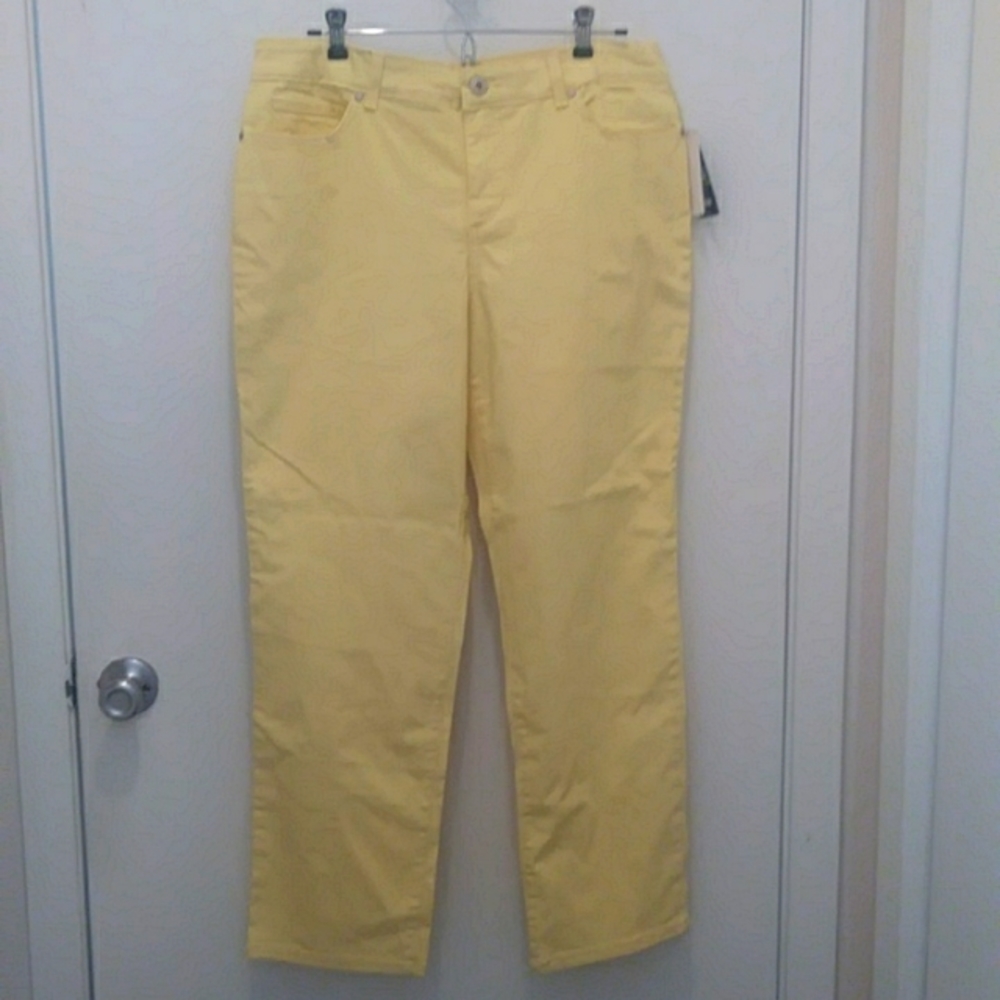 NWT yellow jean